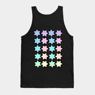 Rainbow stars Tank Top